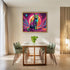 Posterizer 1 pcs- psychedelic funky hippie colorful cat 5-Fantasy & Fiction Art-Retro Art- Living Room Bedroom Decor- unframed wall art...