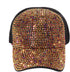 ZOLEAROPY Bling Baseball Cap for Men Women Leopard Baseball Cap Ponytail Unisex Sports Hat...