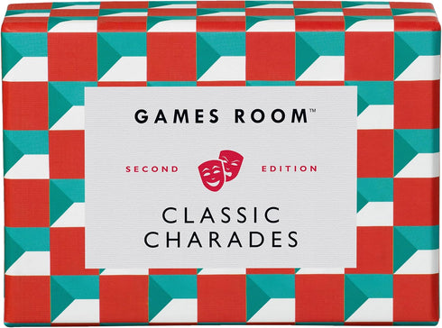 Ridley's Games Room Classic Charades Guessing Game – Trivia Games for Adults and Kids – 2+ Players – Includes 140 Unique Question Cards – Fun Quiz...