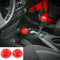 RT-TCZ for Wrangler JK Gear Shift Knob Trim Cover for Jeep Wrangler JK JKU 2011-2017 Red Interior Accessories 2pcs...