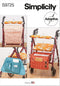 Simplicity Wheeled Walker Accessories Sewing Pattern Kit, Code S9725, One Size, Multicolor...
