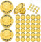 50 Pcs Employee of The Month Lapel Pin Employee Star Recognition Pins Employee Enamel Pins Gold Plated Enamel Employee Pin Performance Reward Pin ...