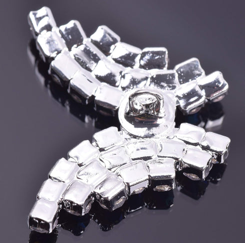 KAOYOO 10Pcs Crystal Rhinestone Butterfly Embellishments Buttons Sew on Buttons for DIY,Decoration(20mm/AB)...