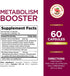 Nature’s Bounty Metabolism Booster Supplement, Boosts Fat Metabolism, Promotes Abdominal Fat Loss, with Citrus Extracts and Black Ginger, 60 Capsu...