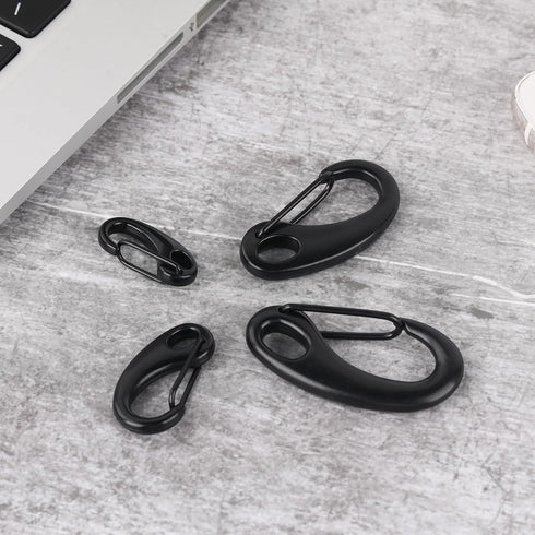 12Pack Carabiner Clips Spring Snap Hook Buckle Clasps for Flag Pole Clips Marine Clips Ropes Dog Leashes Hiking...