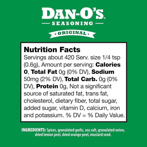 Dan-O’s Seasoning Original | Medium Bottle | 1 Pack (8.9 oz)...