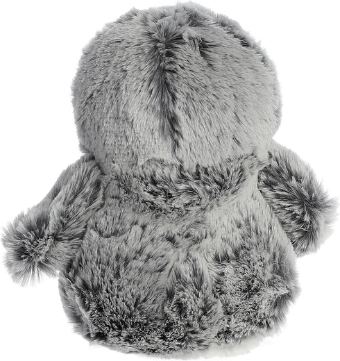 Aurora® Playful PomPom Penguin™ Mini Stuffed Animal - Vibrant Companions - Endless Fun - Gray 6 Inches...