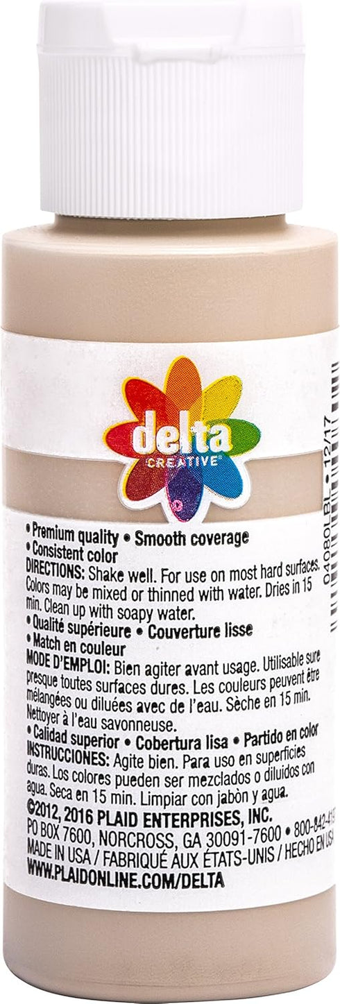 Delta Creative Multi-Surface Paint, 2 oz, Sand Dune...