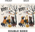 Halloween Boo Garden Flag Dogs Spooky Double Witch Hat Sided Burlap for Outside Farmhouse Decor for Outdoor Holiday Decoration Yard Flags (Boo 12"...