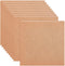 BENECREAT 10 PCS Cork Board, 12x12 Inch Square Cork Coasters, 2mm Thick Sand Brown Cork Sheet, Insulated Cork Sheet for Bulletin Boards, Wall Deco...