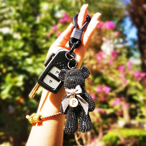 Cute Teddy Bear Keychain, Car Key Chain Accessories Decorations Pendants,Best Fashion Gift For Women-Kid-Friend....