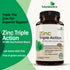 Futurebiotics Zinc Triple Action 30mg Key Nutrient Blend Immune Support Zinc Supplement with Zinc Acetate, Picolinate & Orotate - Immune, Antioxid...