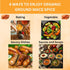 SPICY ORGANIC Ground Mace - 100% Pure USDA Organic -Non-GMO Mace Spice - 4 OZ...