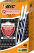 BIC PrevaGuard Media Clic #2 Mechanical Pencil, Medium Point (0.7mm), 48-Count, Smooth Writing, Contains Built-In Protection on the Pencil - Amazo...