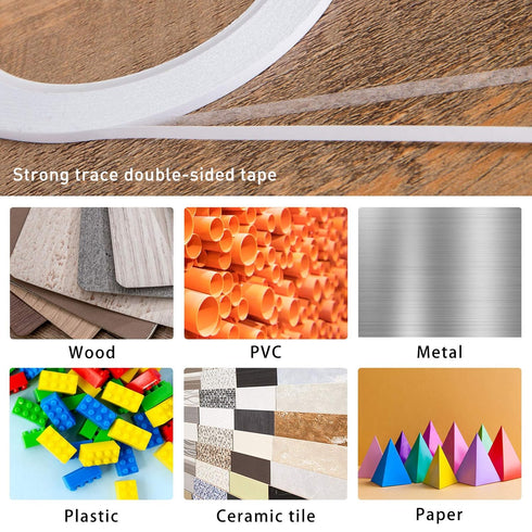 Kesote 6 Rolls Double Sided Tape for Crafts Scrapbooking, 3 Sizes - 1/8 in, 1/4 in, 3/8 in Thin Double Sided Adhesive Tape, 82Ft Per Roll...