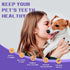 55 Counts PET Teeth Cleaning Wipes for Dogs & Cats,Dog Dental Wipes for Reducing Plaque & Tartar, Gentle Dental and Gum Care Finger Pet Wipes (55P...