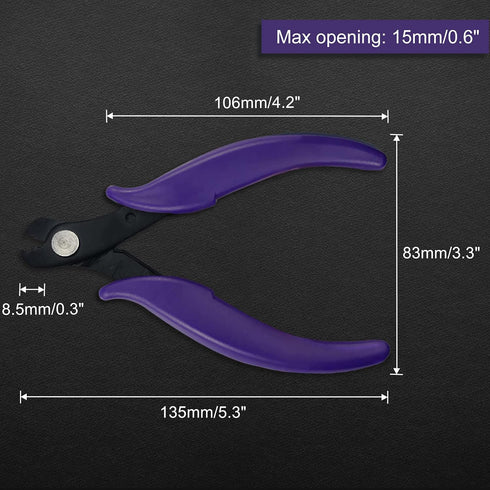 5.5 Inches Memory Wire Cutter for Jewelry Making Memory Wire Cutter kit for Bracelet Making 500 Gold Silver KC Gold White K Bronze Memory Wire Loo...