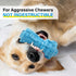 PrimePets Dog Chew Toy, Squeaky Dog Toy for Large Medium Dogs, Blue Rubber Enrichment Toy for Interactive Play, Teeth Cleaning, Milk Flavored Dent...