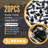 Rexka 20pcs Fender Liner Bumper Cover Grille Retainer Clips Compatible with Toyota Lexus 52161-16010 52161-02020...