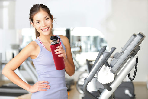 Tahoe Trails 12 oz Double Wall Vacuum Insulated Stainless Steel Water Bottle, Tomato...