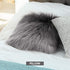 4 Pieces Faux Fox Fur Square Fabric Shaggy Fur Patches Fabric Cuts Chair Cover Seat Cushion Pad for DIY Craft(Gray)...
