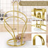 Paper Towel Holder Countertop, Stainless Steel Paper Towel Roll Holder and Paper Napkinholder Set, Standing Paper Towel Roll Holder Stand with Wei...