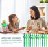 Outus 24 Pieces Cactus Pens Cactus Shaped Roller Pens Kids Green Cactus Pens Saguaro Shaped Pen Black Gel Ink with Flower for Classroom Office Sch...