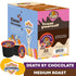 Crazy Cups Flavored Coffee for Keurig K-Cup Machines, Death by Chocolate, Hot or Iced Coffee, 22 Single Serve, Recyclable Pods...