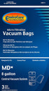EnviroCare Replacement Micro Filtration Vacuum Cleaner Dust Bags for Modern Day 8 Gallon Central Vacuums 3 Pack...