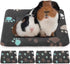 4 Pack Ultra Soft Dog Cat Bed Mat with Cute Prints Reversible Fleece Dog Crate Kennel Pad Cozy Washable Thickened Hamster Guinea Pig Bed Pet Bed M...