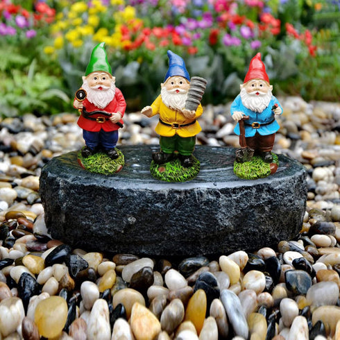 Miniature Garden Gnome Sets Fairy Garden Gnomes Outdoor Small Gnome Figurines Fairy Garden Accessories Gnome Garden Decorations...