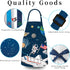 Kids Apron for Boys, Unisex Apron With Adjustable Neck strap, Kitchen Bib Apron for Cooking Painting Baking...
