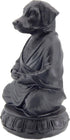 Bellaa 29608 Meditating Dog Statue Cute Zen Buddha Yoga Pose Monk Namaste Mindfulness Tranquility Peacefulness Indoor Living Room Decor Outdoor Fa...