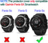 RuenTech Case Cover Compatible with Garmin Fenix 6X/6X Pro/Fenix 6X Sapphire Case Protector TPU Protective Case Frame for Fenix 6X Smart Watch (Bl...