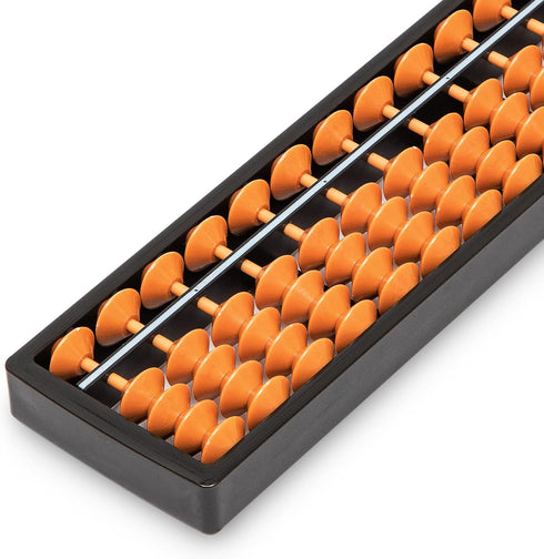 Digital Standard Abacus-25.4 cm-Professional 17-Column Soroban Calculator (Functional and Educational Tool)...