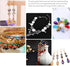 60PCS 8x12mm Crystal Glass Teardrop Beads, Vertical Hole Faceted Spacer Beads for DIY Jewelry Making...