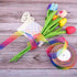 Rainbow Sheer Organza Chiffon Ribbon for Gift Wrapping, Crafts, Party Decoration, 50 Yards (1 Inch)...
