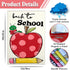 Welcome Back to School Garden Flag 12x18 Inch 3ply Double Sided Love Heart Apple School First Day Garden Flags for Outside House Indoor Yard Outdo...