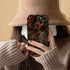 Tortoise Shell Retro Phone Case Compatible with iPhone 14 Pro Chic Amber Brown Leopard Stylish Classic Soft Slim Protective Cover for iPhone 14pro...