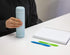 10 oz Slim Thermos Flask - Leak-Proof Insulated Water Bottle - Perfect Compact Size - Pearl Blue...