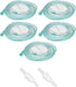 7-Piece Adult Nasal Cannula Set - 7ft Oxygen Cannulas with Standard Connectors, Includes 5 Cannulas and 2 Tubing Connectors Medical Sales Supply...