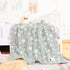 NTBAY 3 Layer Toddler Blanket, Muslin Cotton Jacquard Bed Blankets, Lightweight Thermal Baby Blanket, Super Soft and Warm Crib Blanket for All Sea...