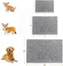 BENRON Small Dog Blanket for Couch Bed Crate, Cozy Reversible Fleece Dog Blanket, Washable Fluffy Throw Blankets 20x30 Inches Grey...