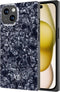 Cocomii - Square Case Compatible with iPhone 15 - Opalescent Pearl Protective Phone Case for Women, Aesthetic Square Edges with Iridescent Glitter...