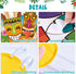 WERNNSAI Pin The Feather on The Tiki Party Games - Hawaiian Luau Party Supplies for Kids Boys 21’’ x 28’’ Aloha Poster with 24 Pcs Stickers for Ba...