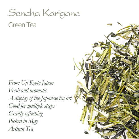 Kukicha Japanese Green Tea - Karigane Twig Tea From Japan - Carefully Blended With Sencha - Grade Karigane - Kukicha Tea Sencha Tea Karigane Green...