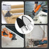 130 Pcs Oscillating Tool Sanding Pads Kit, 5 Pcs Finger Sanding Pads & 125 Pcs Finger Sandpaper Including 60/80/120/180/240 Grits, 40mm Finger San...