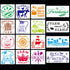 16 Pcs Drawing Stencil Painting Stencils Template, Reusable Stencils for for Art Projects, Crafting, and Decorating DIY Craft Projects (Farmhouse)...
