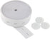 Flat Sewing Band Spool with Buttonholes, Elastic Stretchable, Ideal for DIY Waistbands and Necklines (White, 3/4 inch × 3 Yards)...