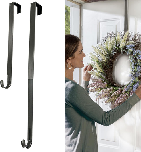 Haute Decor Adjustable Length Wreath Hanger - 20 Lb. Capacity...